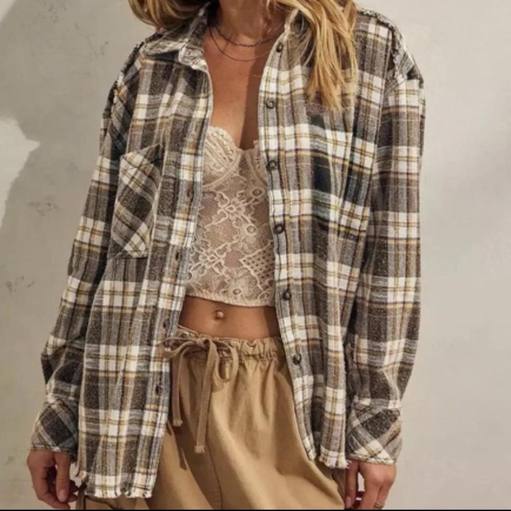 Urban Outfitters BDG flannel. brown, size small